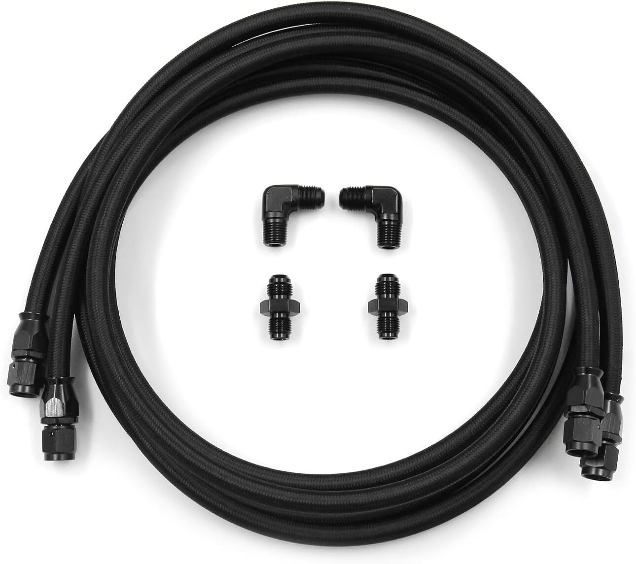 7 Ft 6AN transmission cooler lines Compatible with 4L60 700R4 TH350 TH400 
