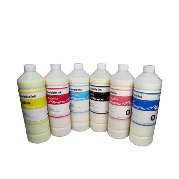 super vivid uv invisible ink/Fluorescent Ink for Eps 4800 printhead 1000ml/pcs