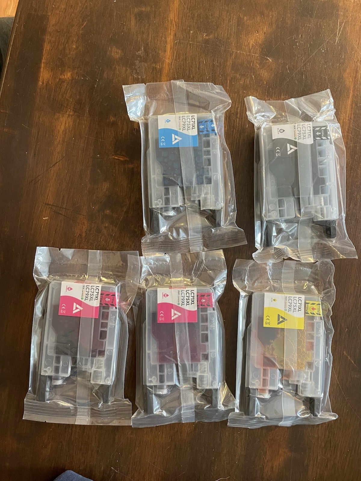 Ink Cartridges Lcl71XL LC75XL LC79XL. MAGENTA BLUE BLACK YELLOW FOR Brother