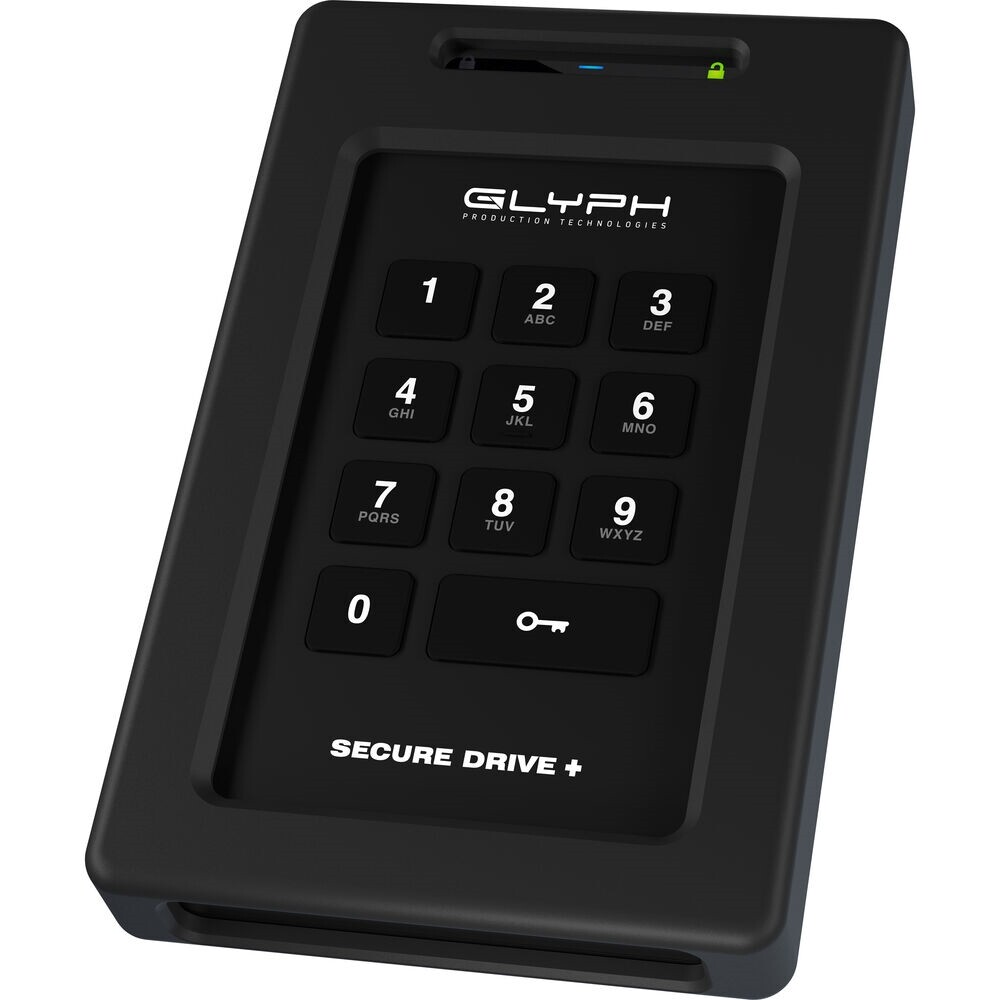 Glyph 4TB SecureDrive+ Professional External Solid-State Drive with Keypad