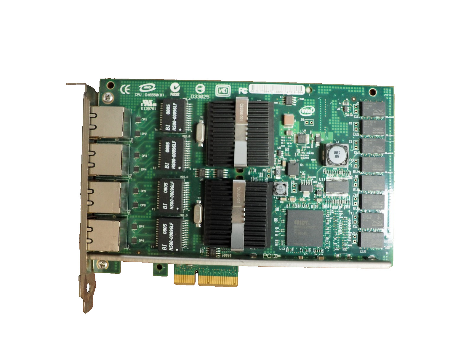 Intel PRO/1000 PT EXPI9404PTBLK 820-2028012-901 Quad Port Network Card