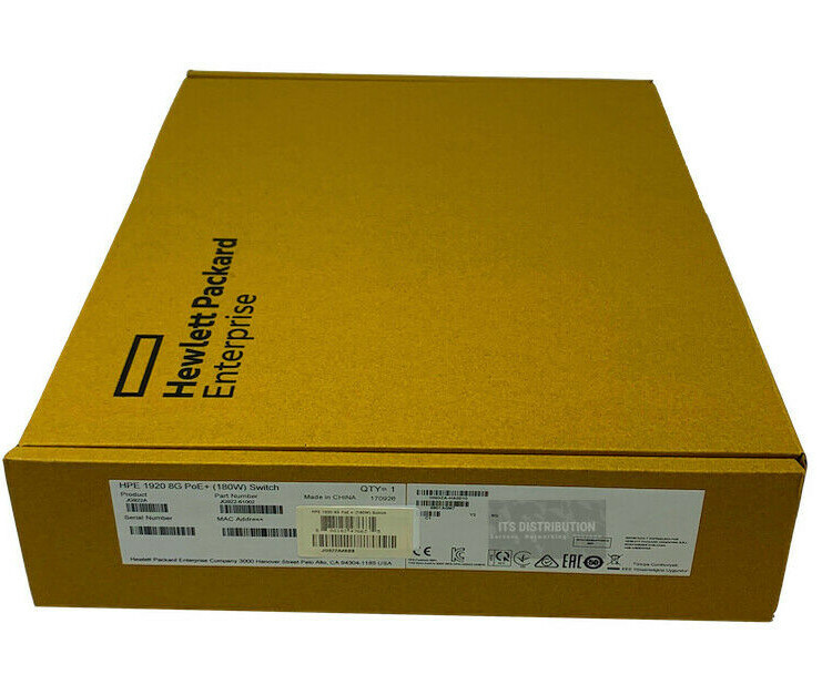 JG922A I HPE OfficeConnect 1920-8G-PoE+ 2 SFP (180W) Switch BRAND NEW