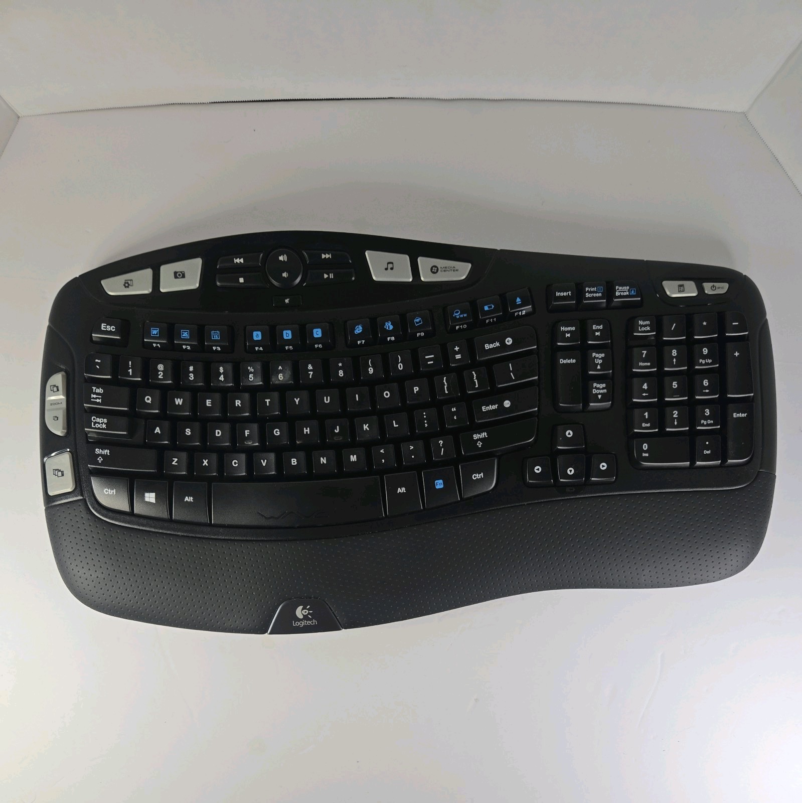 Logitech K350 Wireless Ergonomic Wave Keyboard (No USB Dongle)