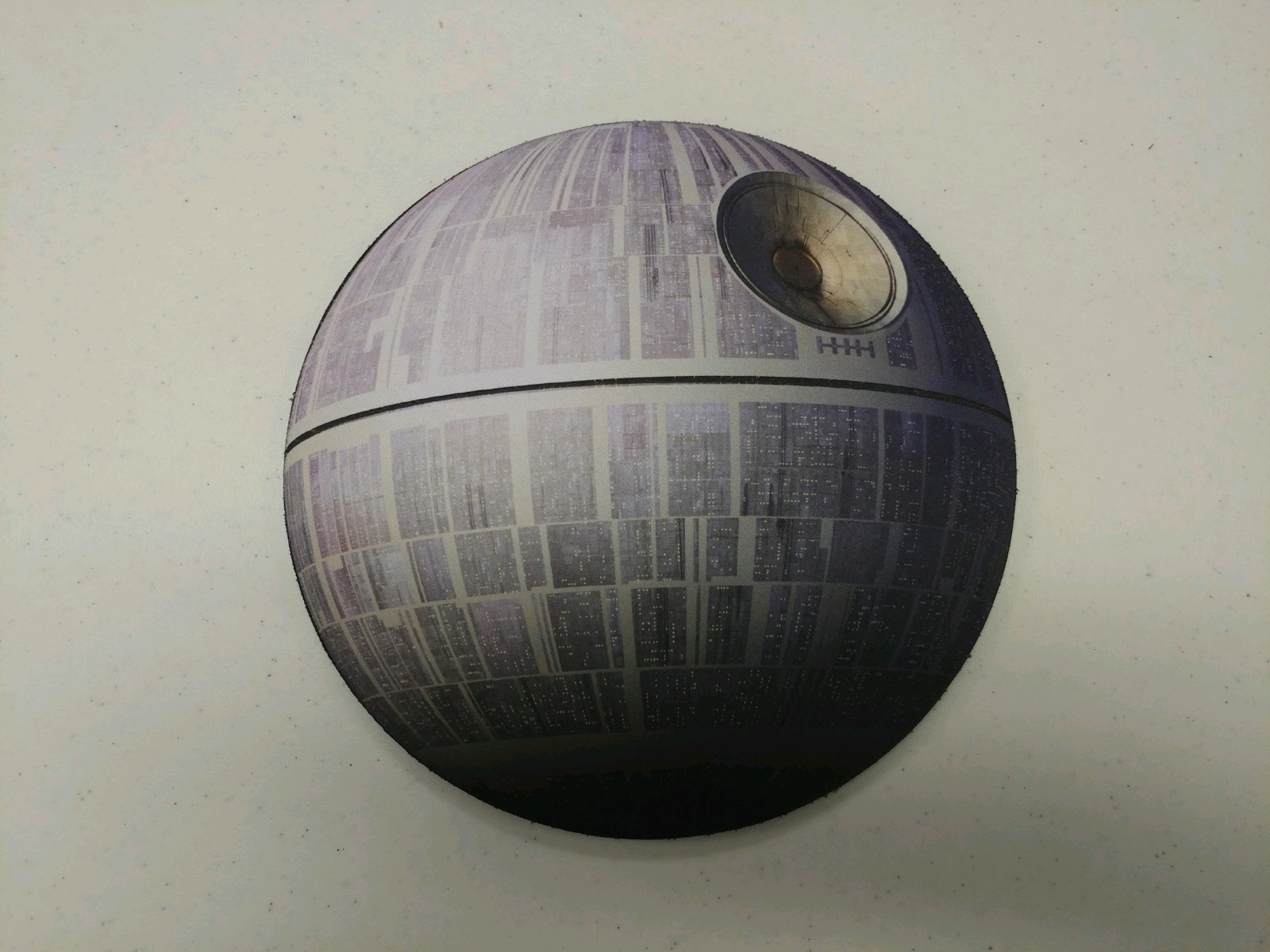 Star wars Death Star 8 inch round neoprene Mouse Pad