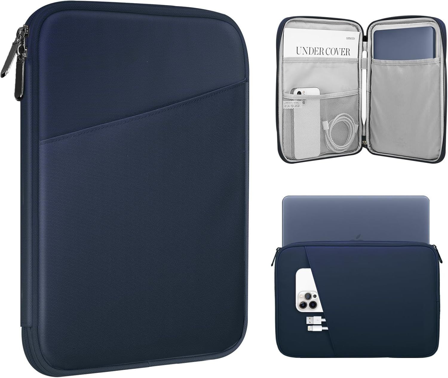 Indigo 13.3-14 Inch Laptop Sleeve with Pocket for Lightweight 13.3-14 Inch Lapto