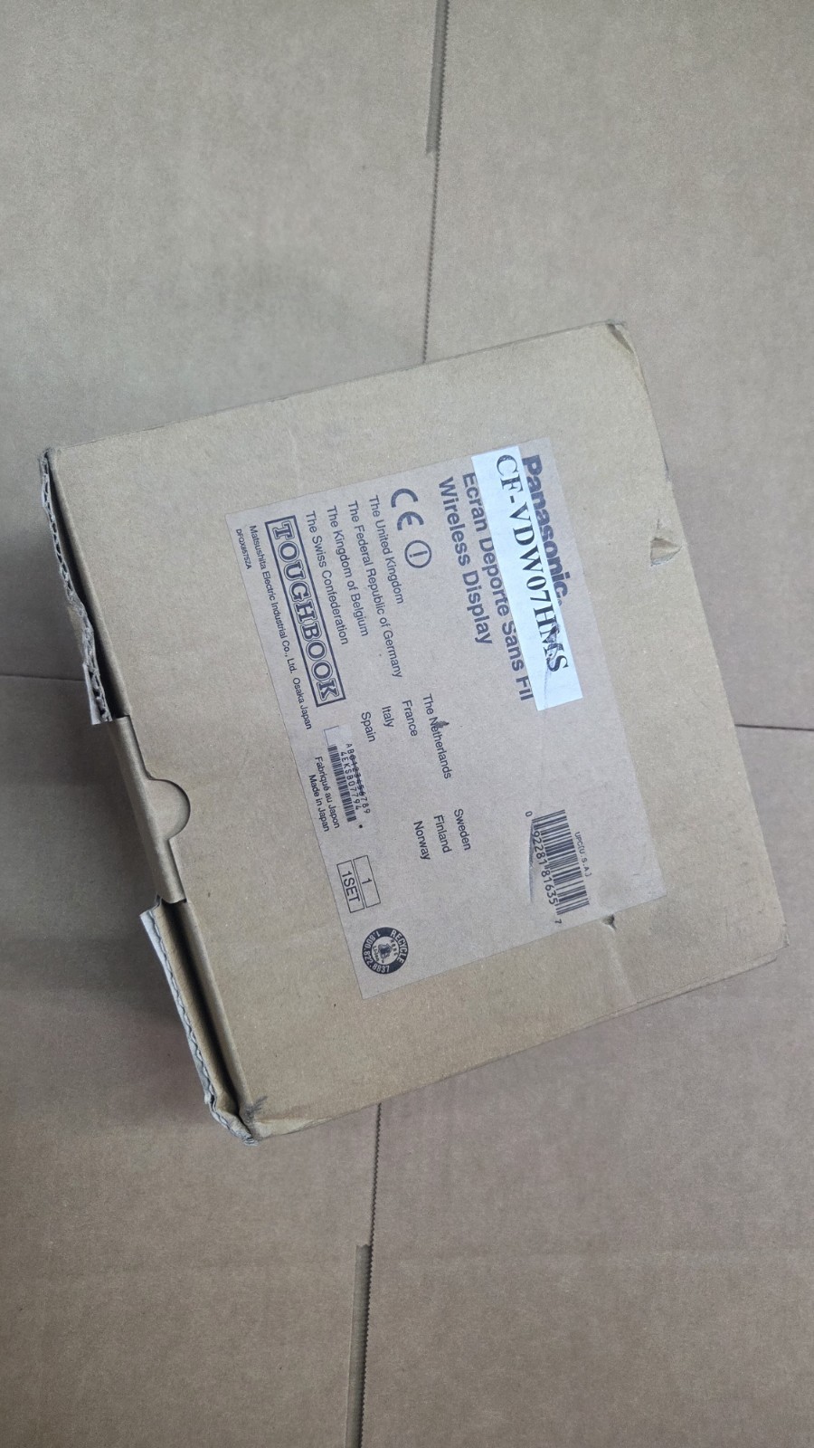 PANASONIC TOUGHBOOK CF-VDW07HMS RUGGED WIRELESS TOUCHSCREEN DISPLAY NEW IN BOX