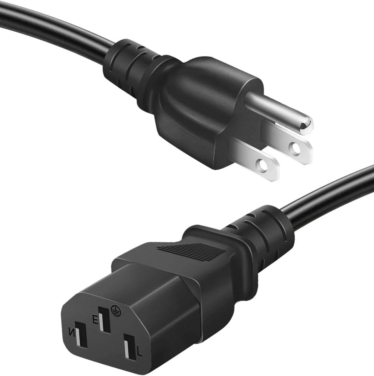 LitStar 3-Prong AC Power Cord Cable Replacement 3ft Black for Rice Cooker Pot