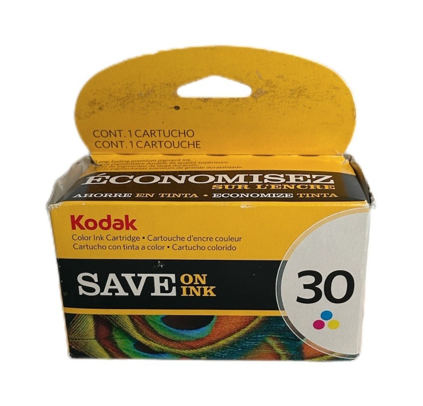 Genuine Kodak 30 Color Ink Cartridge NOS Expired Printer Ink