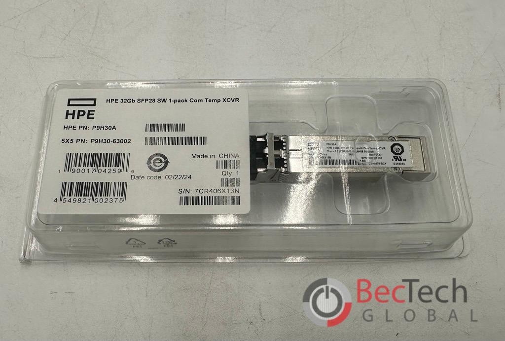 HPE P9H30A 32Gb SFP28 SW XCVR Transceiver FTLF8532P4BCV-HP 855071-001