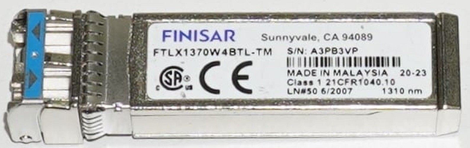 Finisar FTLX1370W4BTL-TM 1310nm FP, 10G Wireless, 1.2-9.8304 Gb/s Transceiver