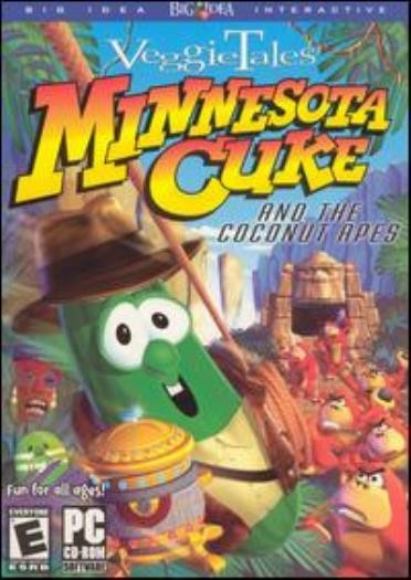Veggie Tales: Minnesota Cuke and the Coconut Apes PC CD learn honesty kids game