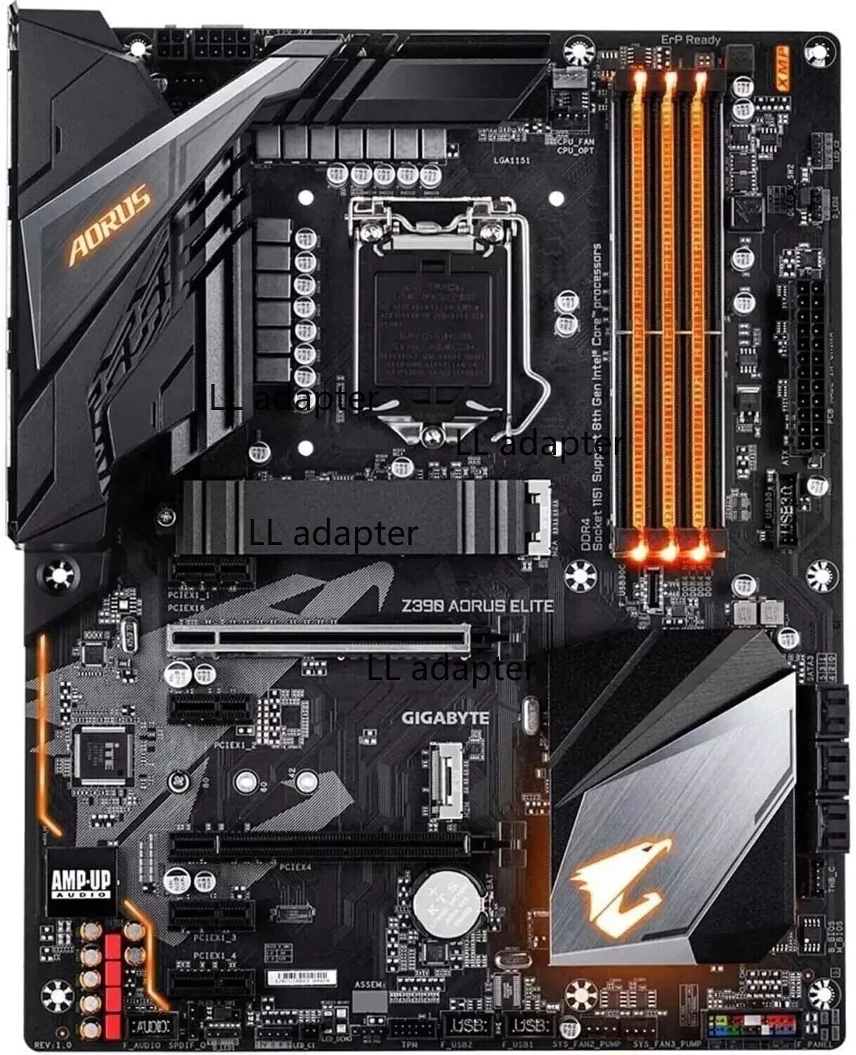 GIGABYTE Z390 AORUS ELITE LGA 1151 (300 Series) Intel Z390 ATX Intel Motherboard