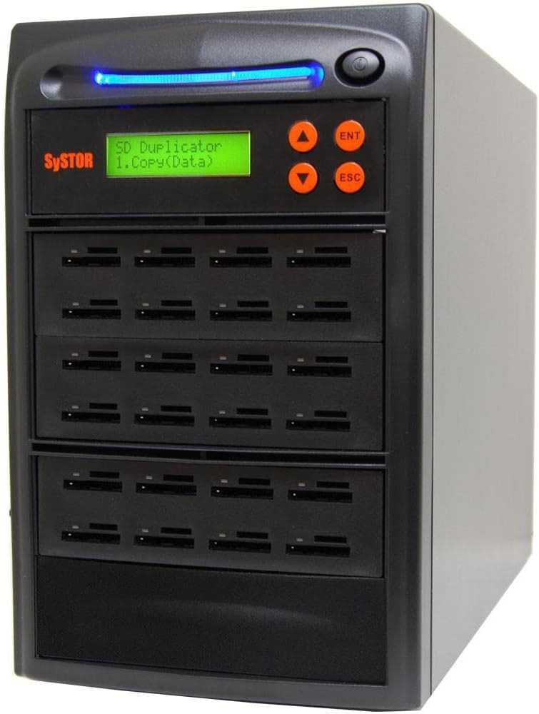 Systor 1:23 SD/microSD Card 3.0 Duplicator - 6GB/Min - SYS-SD100-23