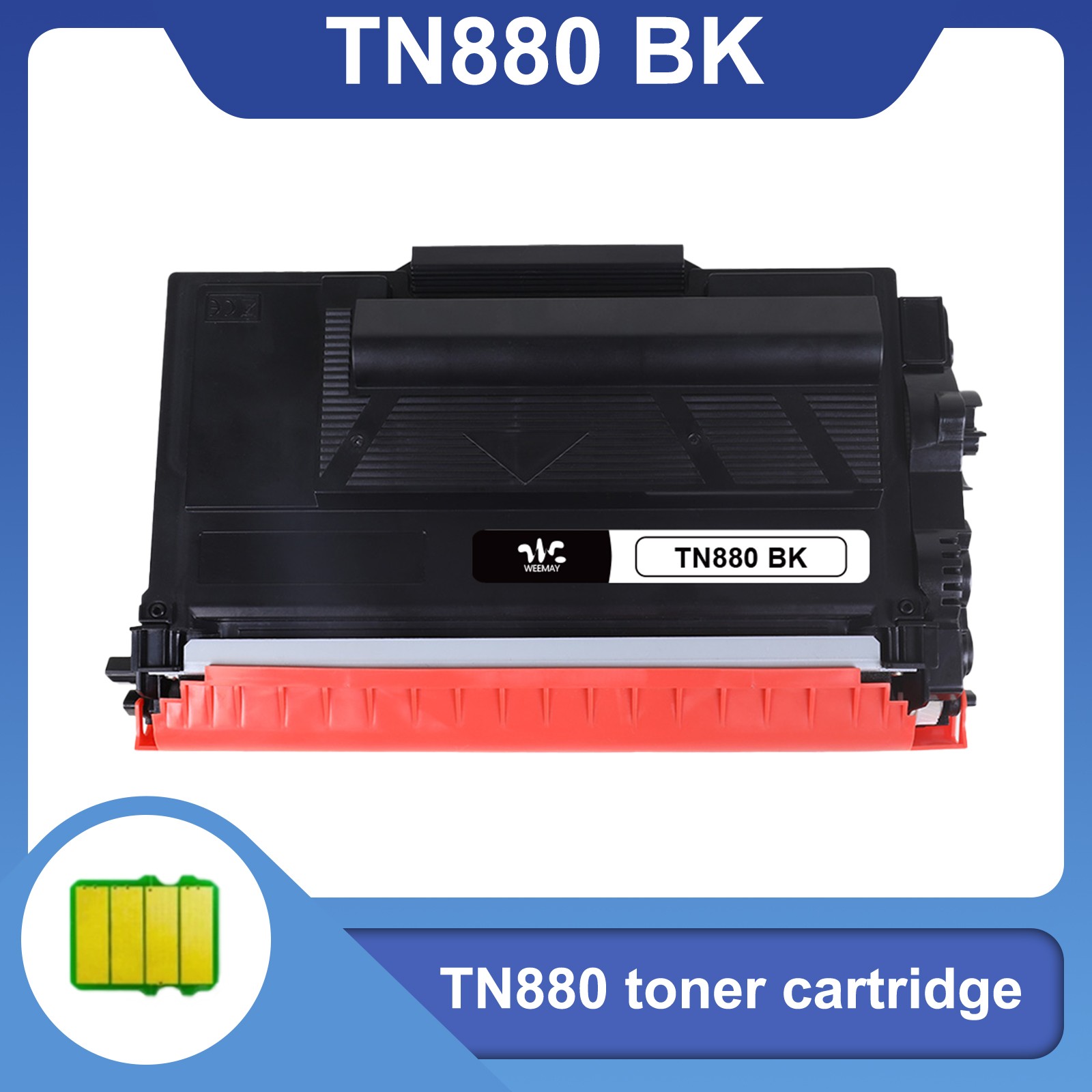2-PACK Compatible Toner TN-880 For Brother TN880 L6200DW/DWT L6300DW L6400DW/DWT