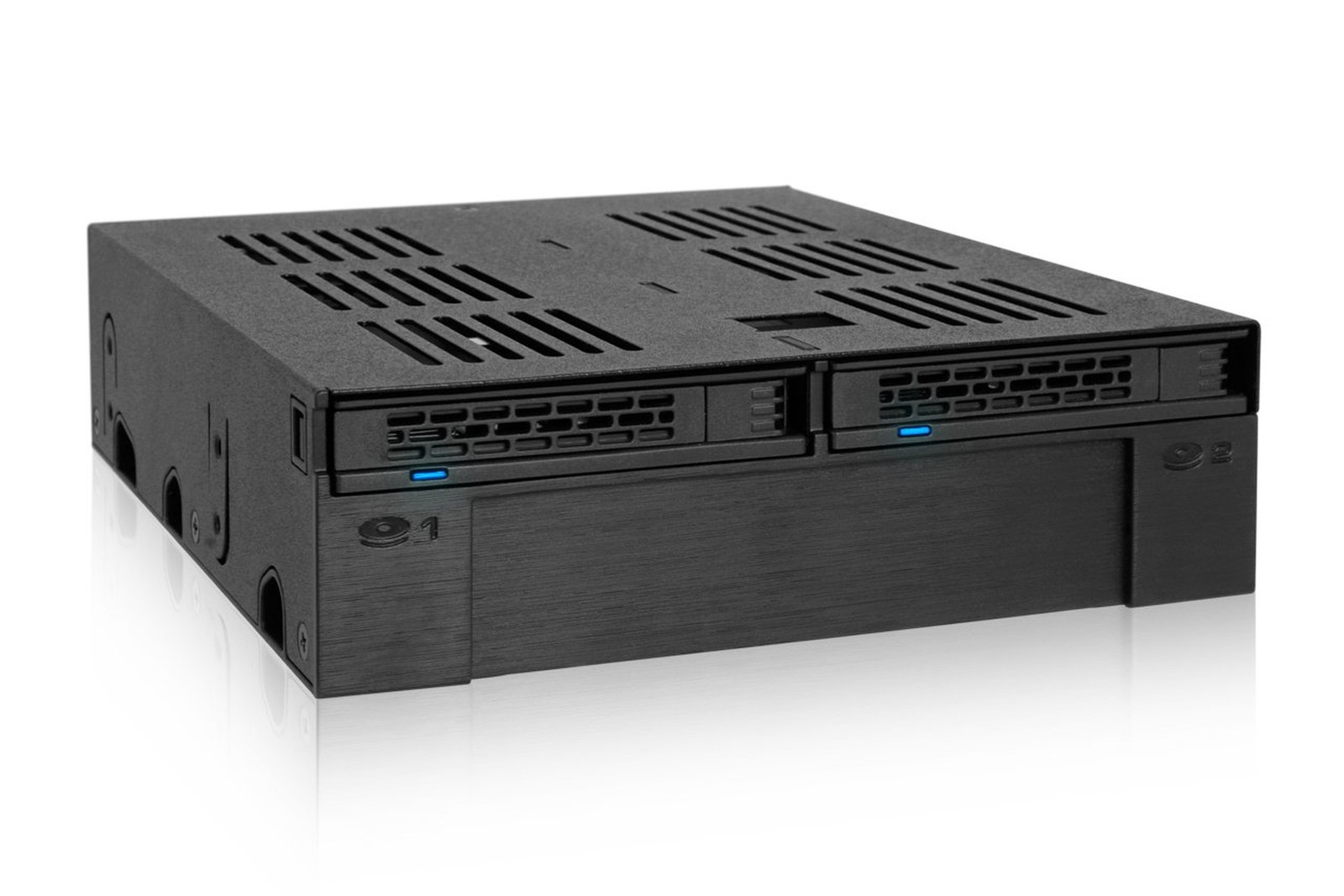 ICY DOCK 2 Bay 2.5 SAS/SATA HDD/SSD Mobile Rack + 3.5" Slot for External 5.25...