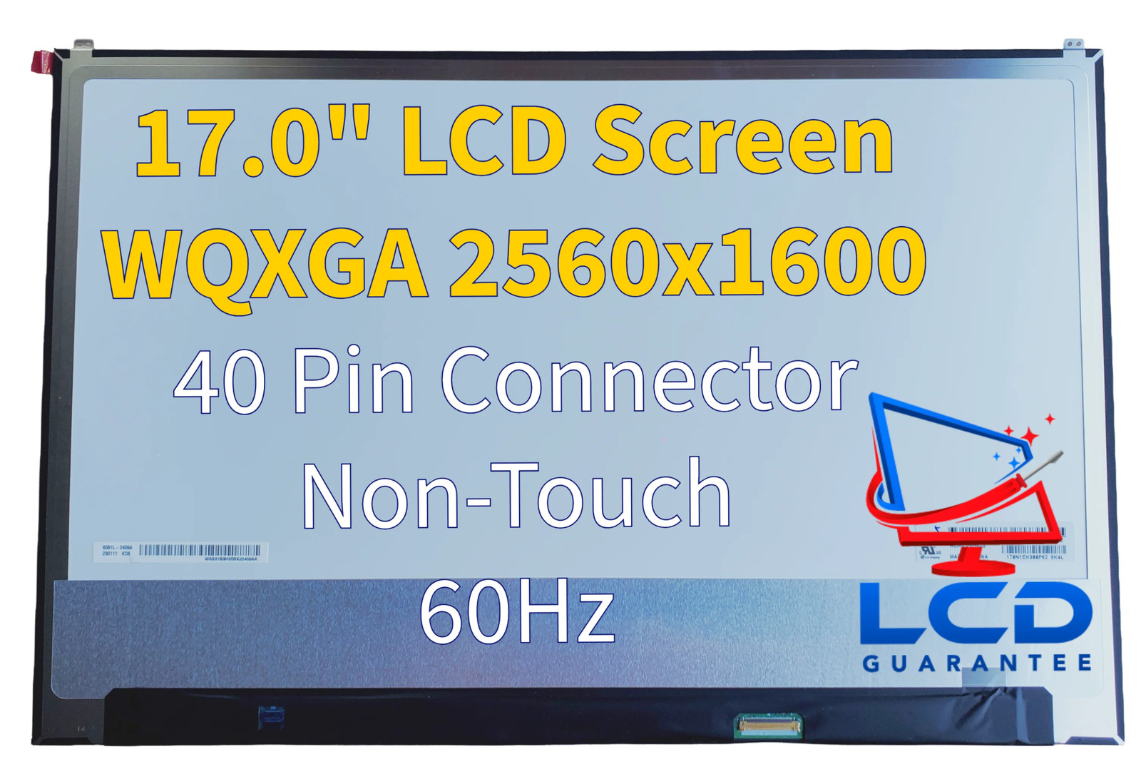 LG Gram 17Z90P-K.AAB8U1 17" Non-Touch IPS WQXGA Replacement LCD Screen Panel