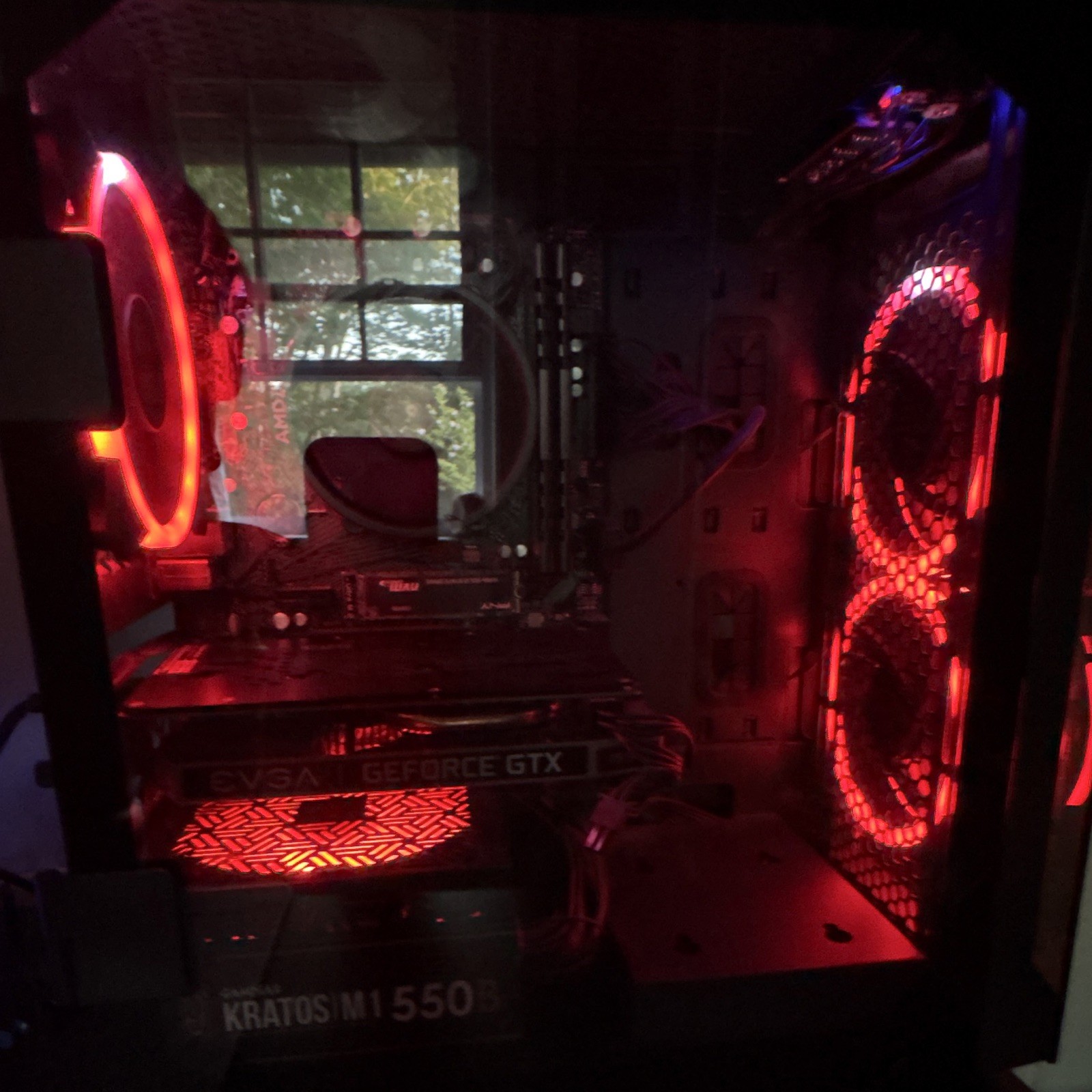 EVGA Gaming Desktop Tower EVGA GeForce GTX, KRATOS M1 550B PSU, RGB, HDMI/DVI