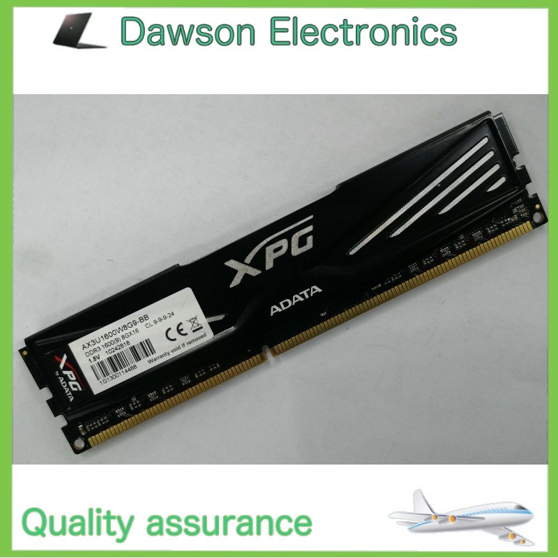 ADATA XPG 8GB DDR3 1600 AX3U1600W8G9-BB XMP CL9 1.5v 240pin Desktop DIMM RAM