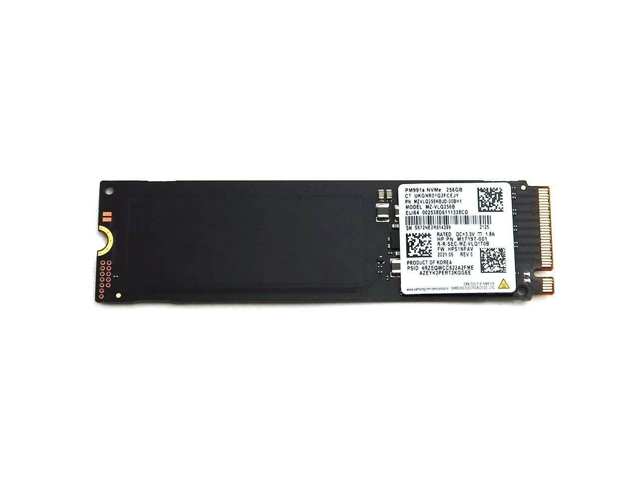 Samsung PM991a 256GB NVMe M.2 SSD MZVLQ256HBJD-00BH1 MZ-VLQ256B