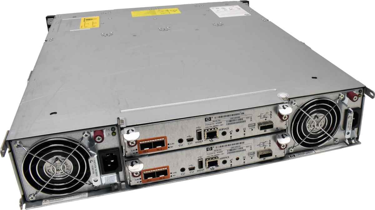 HP P2000 G3 Modular Smart Array 2x AP836A Controller 12x 3.5 Bay 2x PSU No HDD