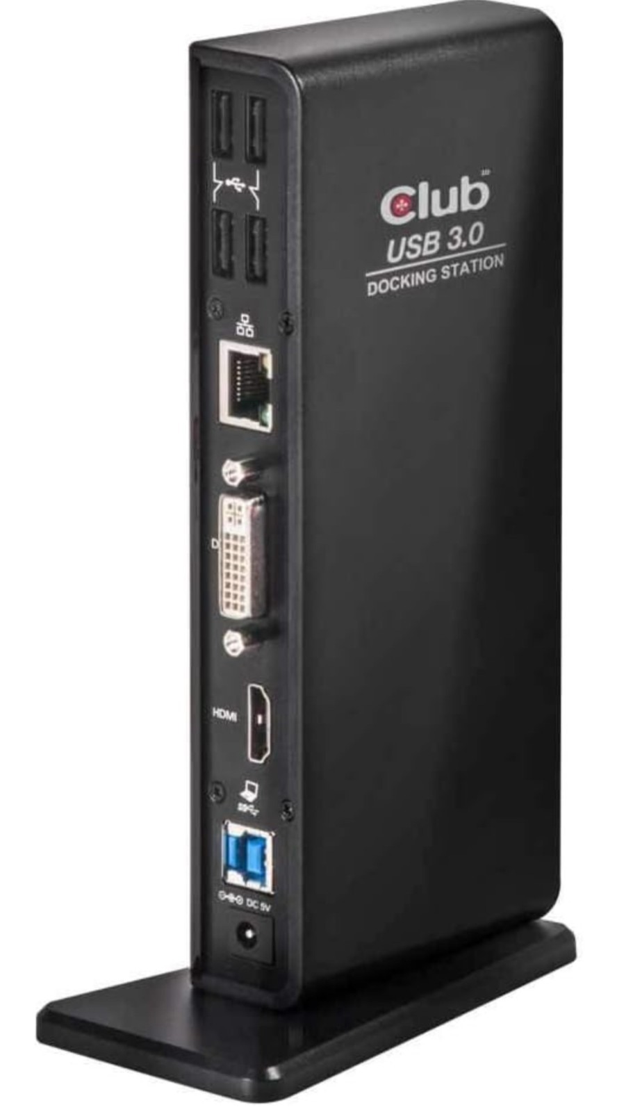 Club 3D CSV-3242HD USB Gen1 Type A Dual Display DVI HDMI Docking Station
