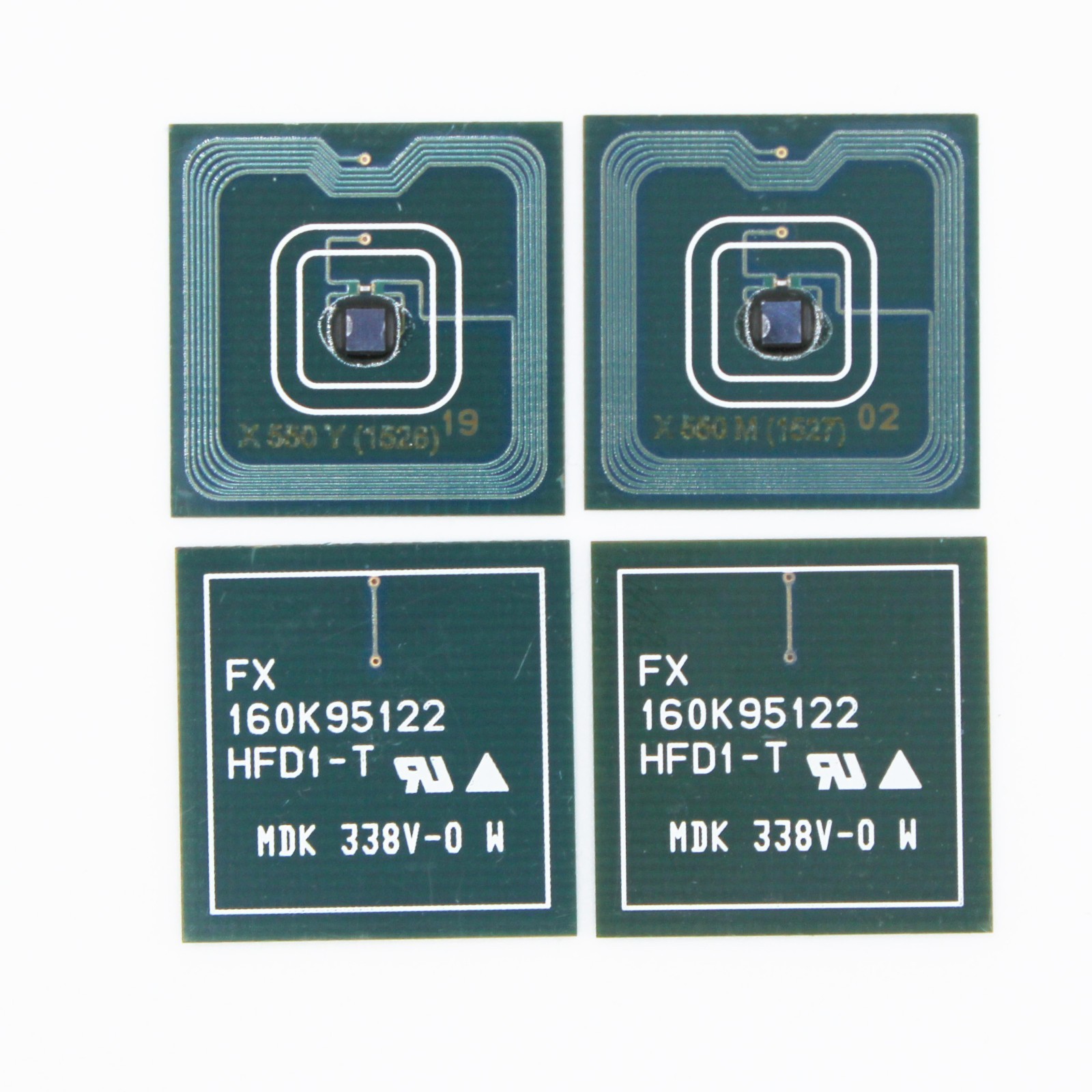Xerox Toner Printer Chips 4x - 550 560 570 WC 7965 7975 - 006R01525 26 27 28