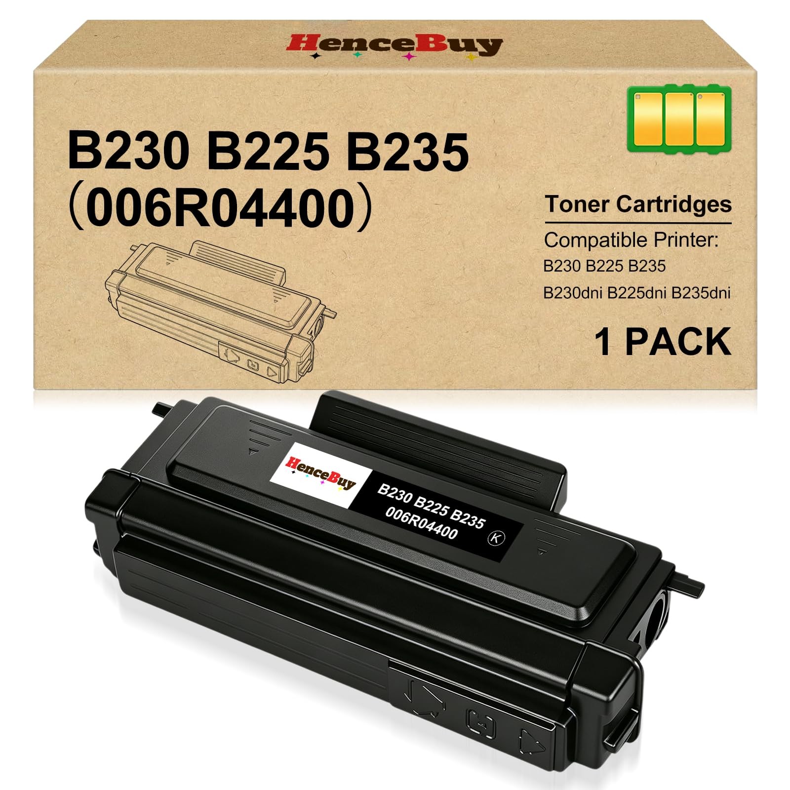 Xerox B230 B225 B235 Black Toner Cartridge 006R04400  High Yield 1 Pack Unit