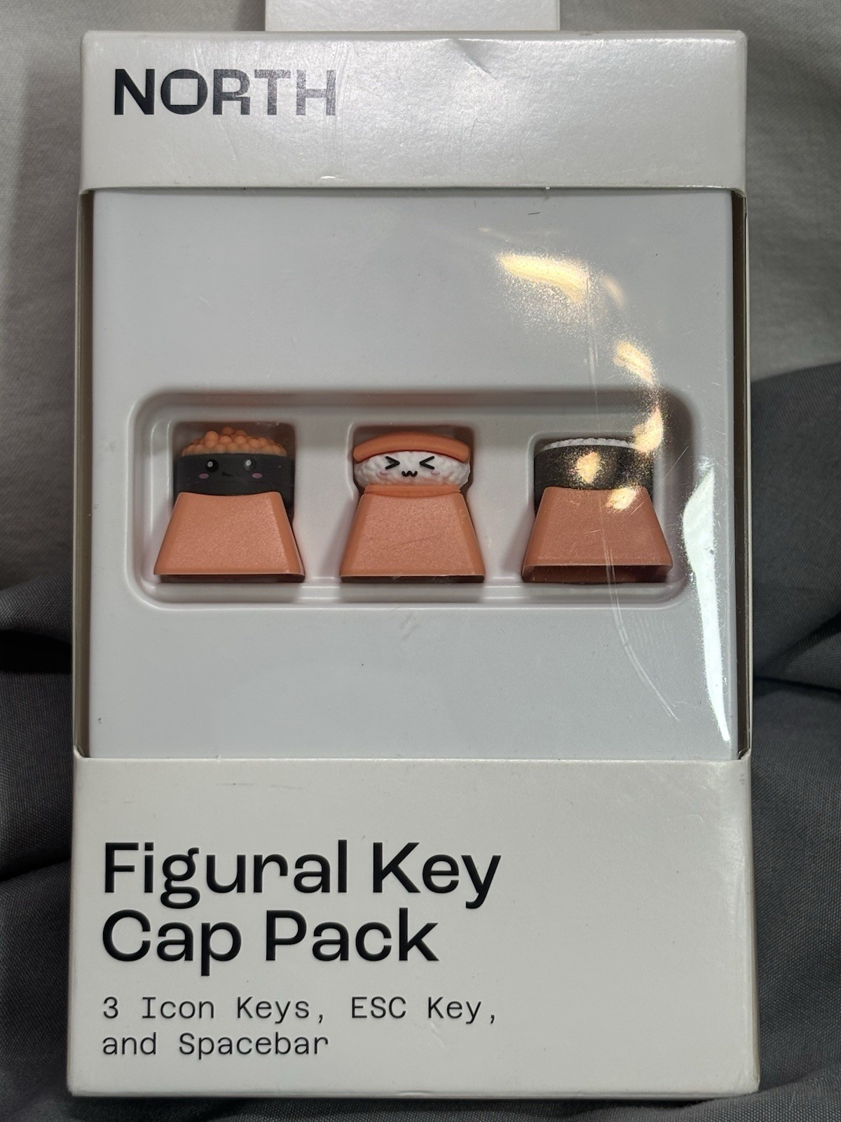 North Figural Key Cap Pack for keyboard..Sushi Pack 