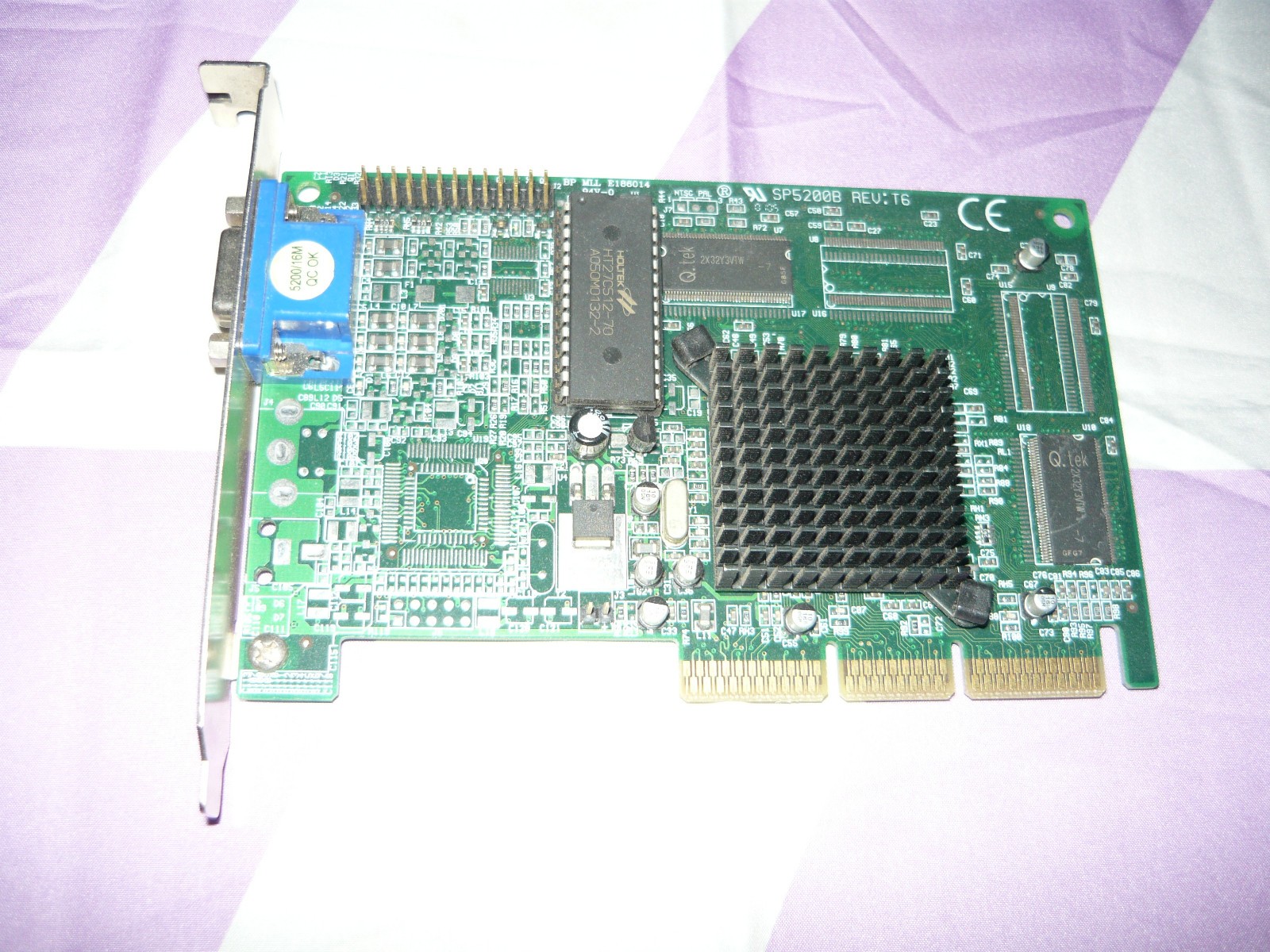 Vintage Nvidia TNT2 Vanta 16MB AGP Video Card GPU Used