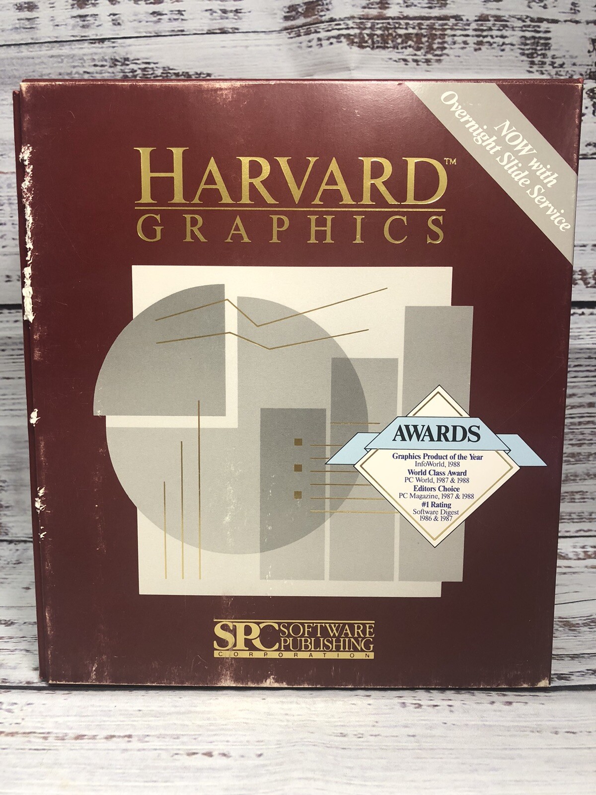 Vintage 1987SPC Software Publishing Harvard Graphics Version 2.12 5-1/4 & 3-1/2"