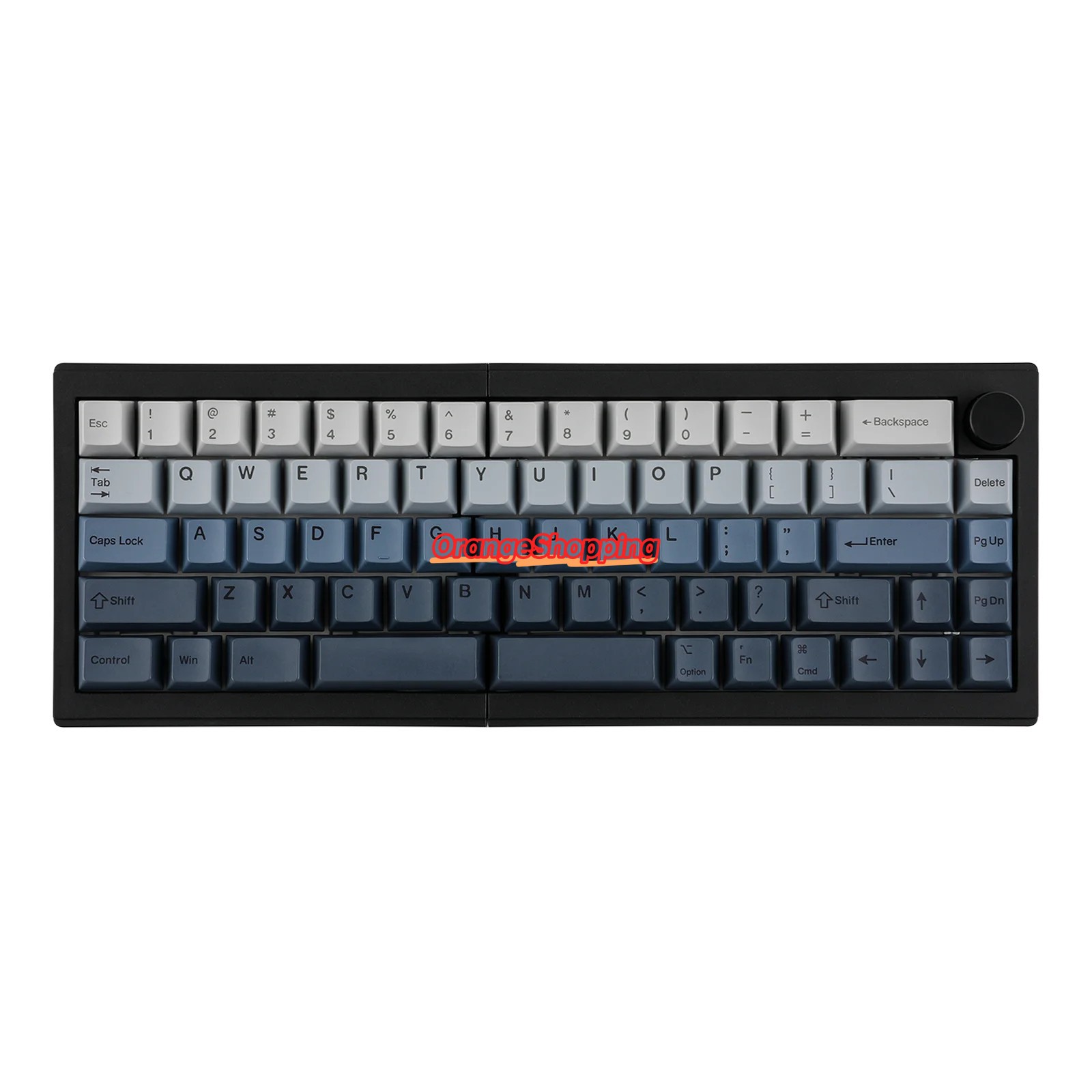 EPOMAKER Split65 60% Ergonomic Mechanical Keyboard Flamingo Linear Switch