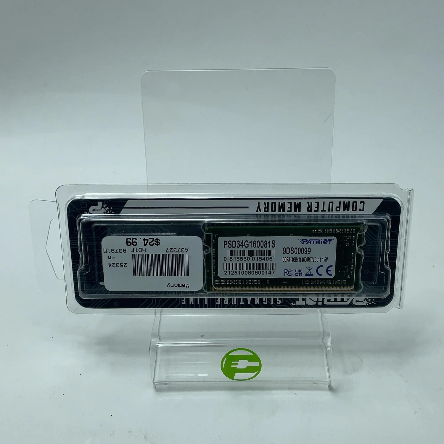 Patriot Signature Line 4GB (4x1GB) RAM DDR3 PSD34G160081S
