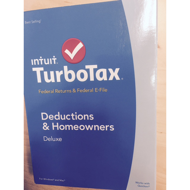 Intuit TurboTax Deluxe 2014 Federal + Fed Efile Turbo Tax PC or Mac E-file 