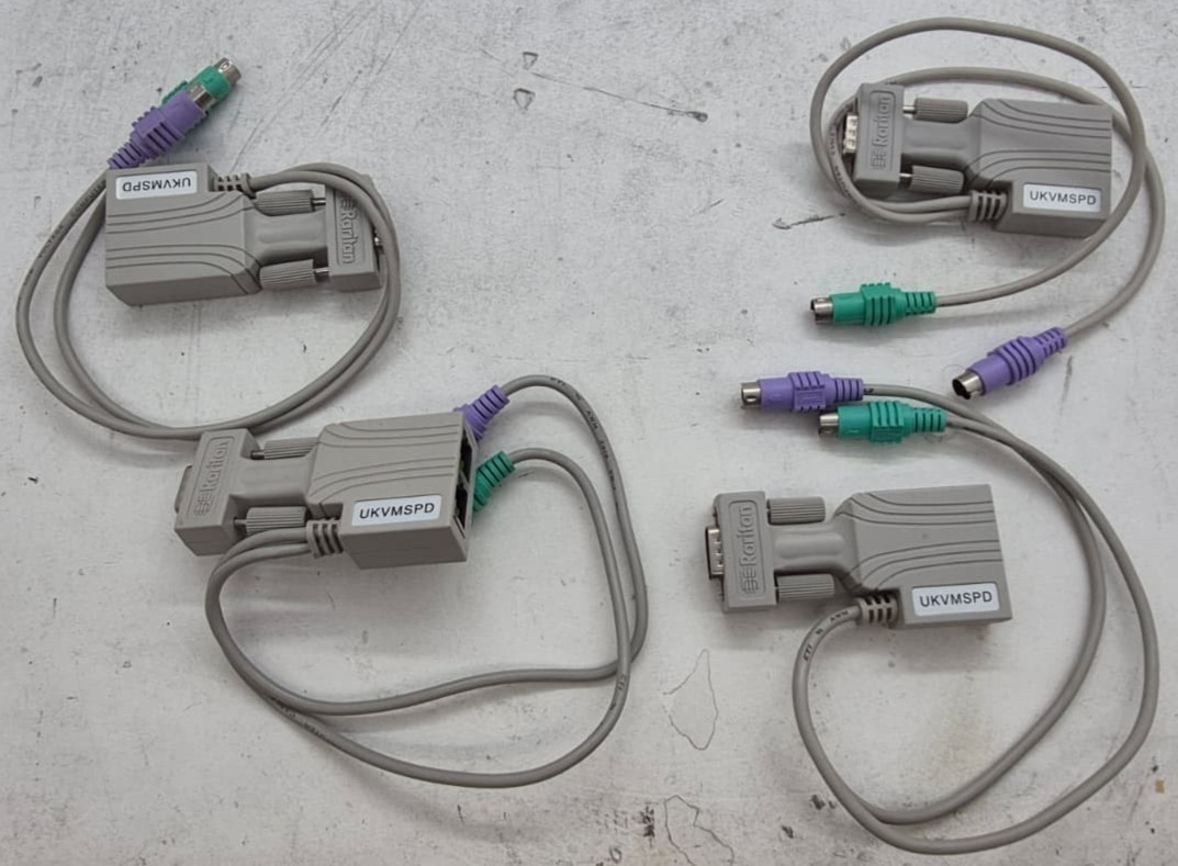 Lot of 4 Raritan UKVMSPD Computer Interface Modules