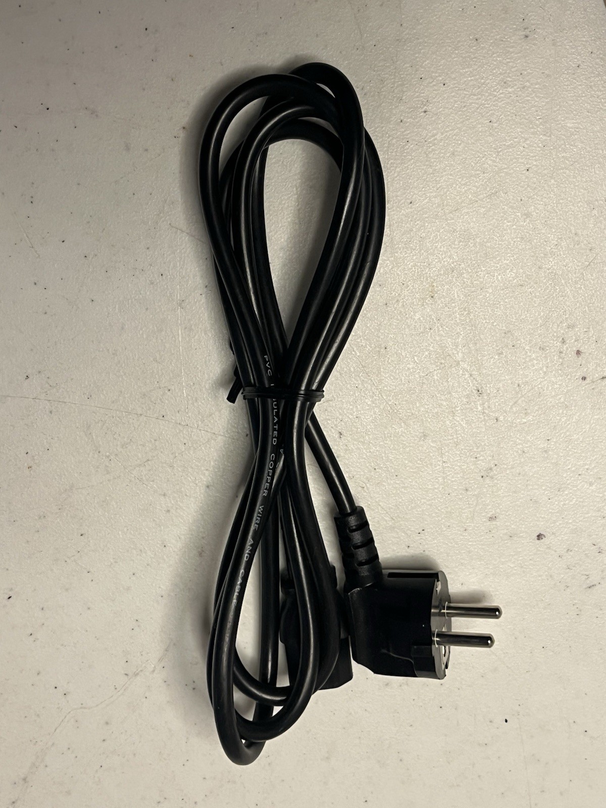 European Schuko CEE 7/7 to IEC C13 Power Cord 10A 250V 6FT Black