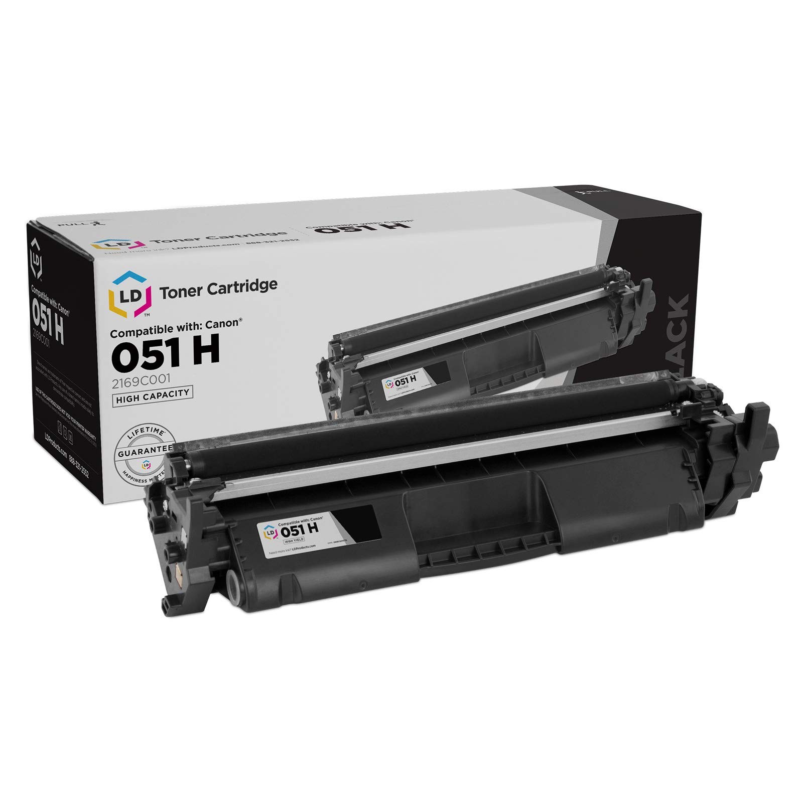 LD Compatible Replacement for Canon 051H HY Black Toner for ImageCLASS LBP162dw