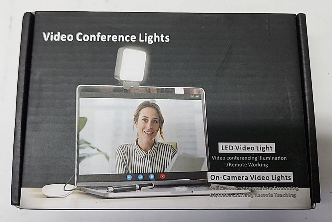Magnetic Video Conference Lighting Kit, Laptop Computer Monitor LED Video