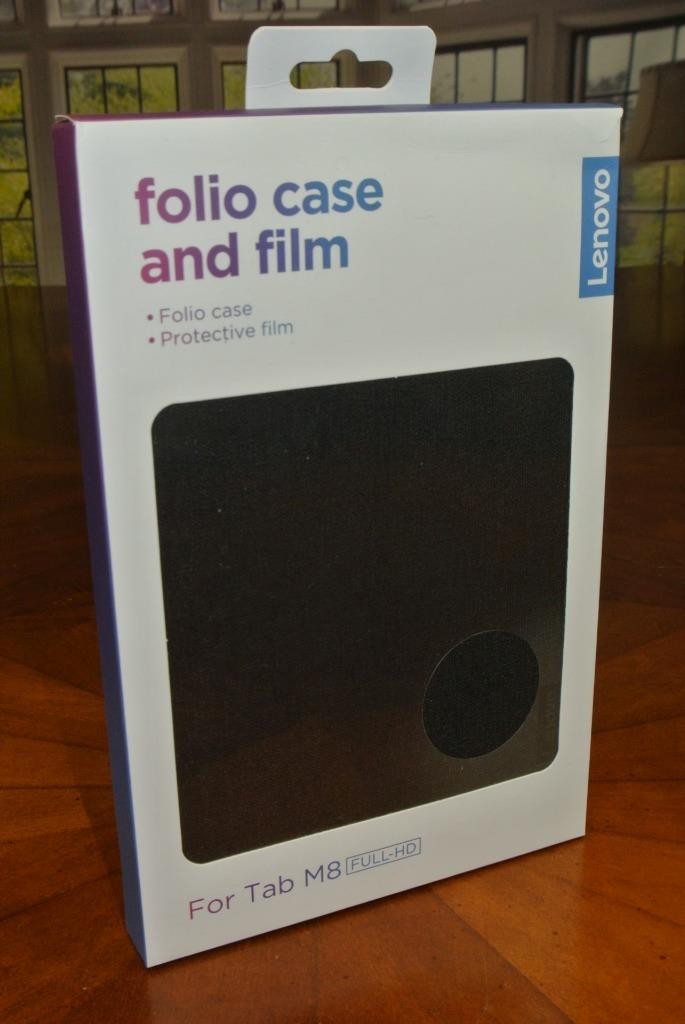 New Genuine Lenovo Tab M8 Full-HD Folio Case & Protective Film