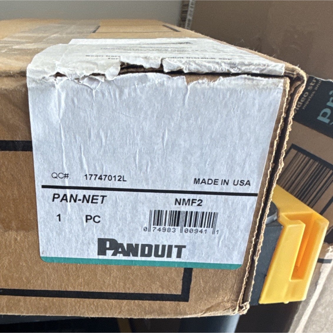 Panduit NMF2 Horizontal Cable Manager Black Plastic 2in W x 4in L