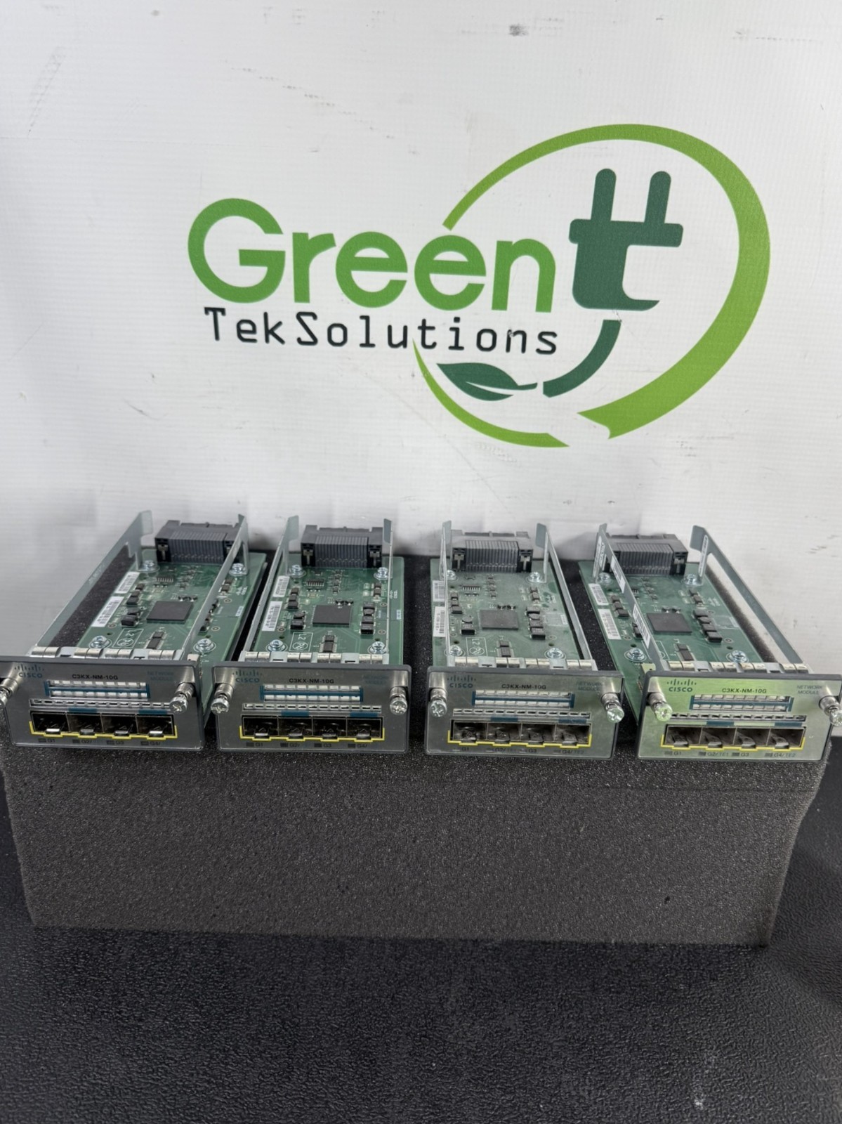 Lot of 4x Cisco C3KX-NM-10G 4 Port 10 Gigabit Ethernet Module