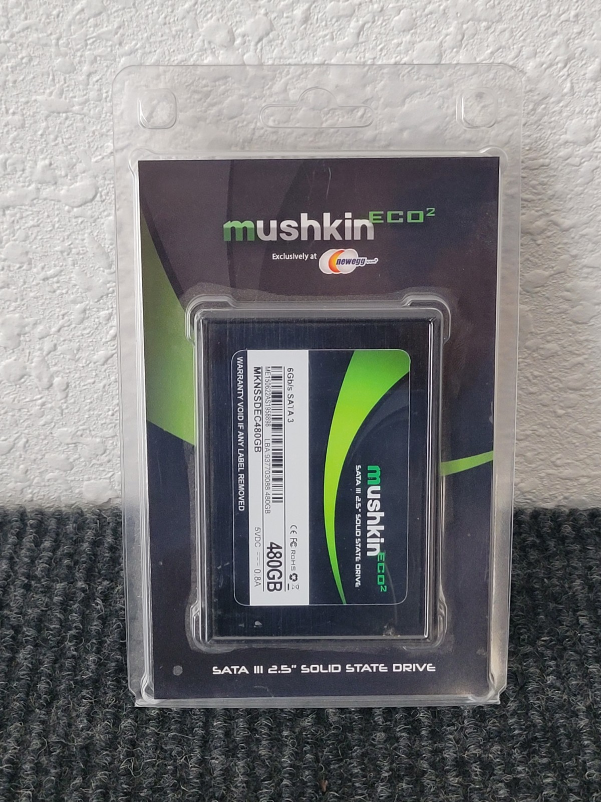 Mushkin ECO3 480 GB 2.5" Internal Sata III 6Gb/s Solid State Drive MKNSSDEC480GB