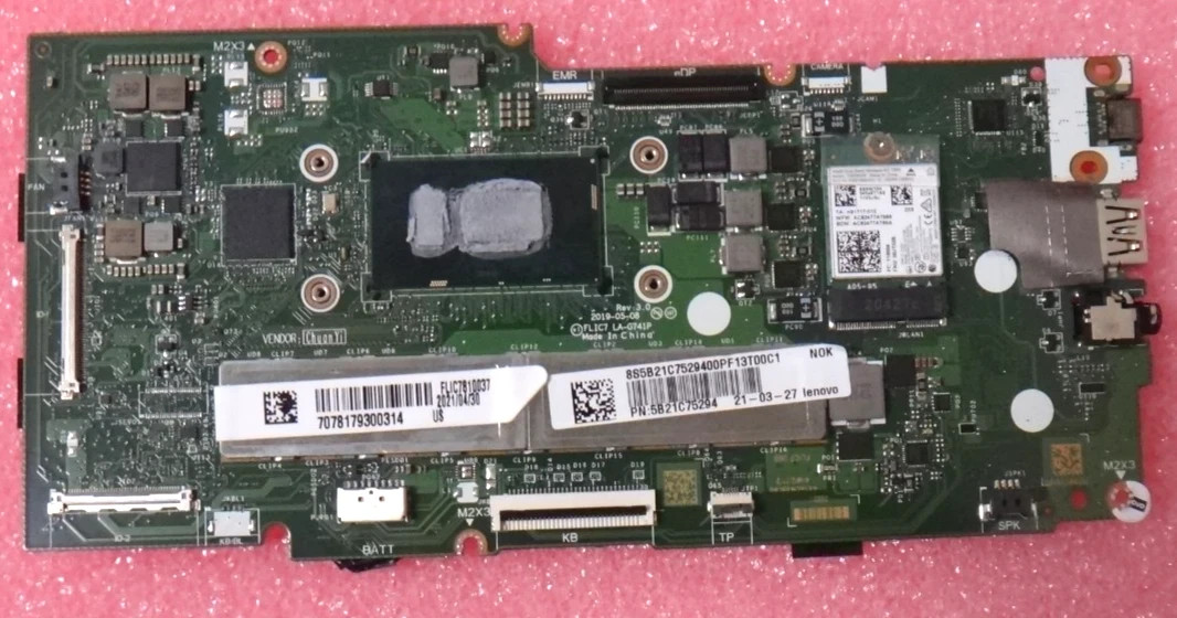 OEM Lenovo Chromebook C340-15 I3-8130U 4G-RAM Laptop Motherboard 5B21C75294