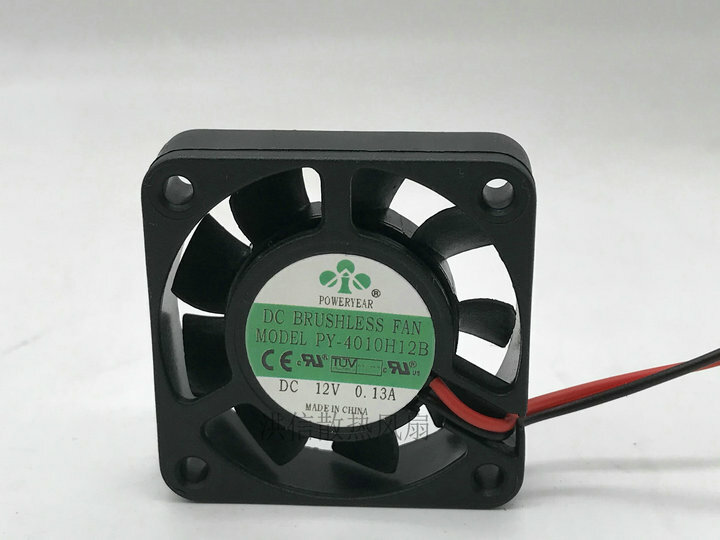 1pcs POWERYEAR PY-4010H12B DC12V 0.13A 4CM 40*10MM cooling fan