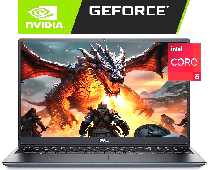 15.6" Dell Gaming Laptop PC: Intel i5 16GB RAM - 256GB NVME SSD Nvidia MX250