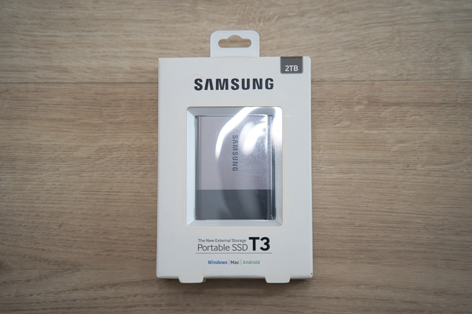 Samsung T3 Portable SSD - 2TB - External Storage SSD - Open Box - Mint