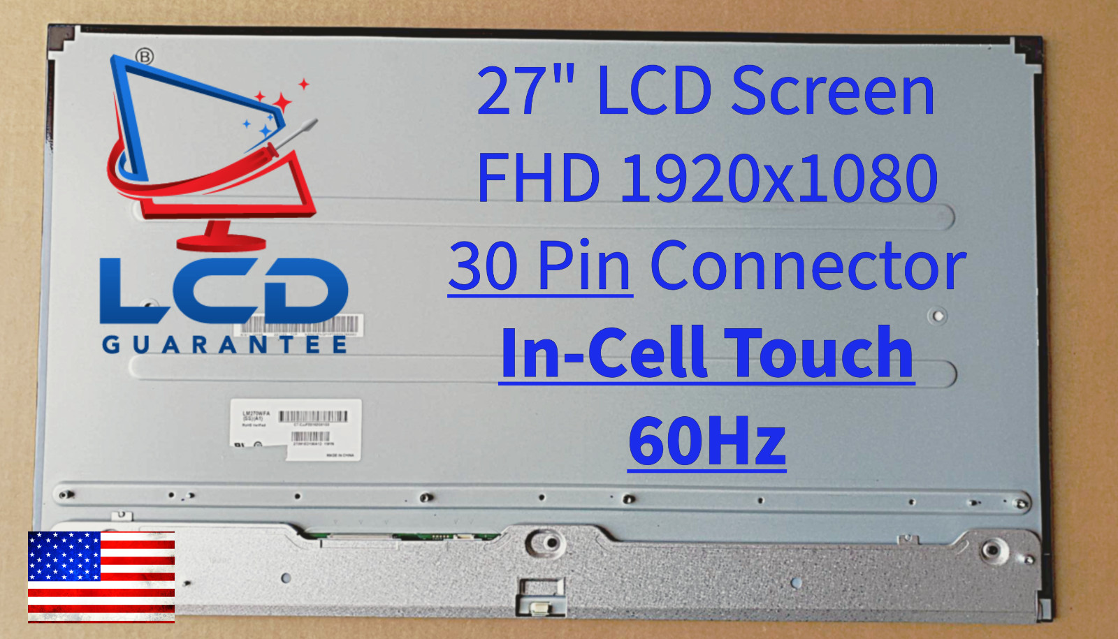 LG LM270WFA-SSA1 Touch Screen LCD Panel Replacement for HP 27-D L75162-281