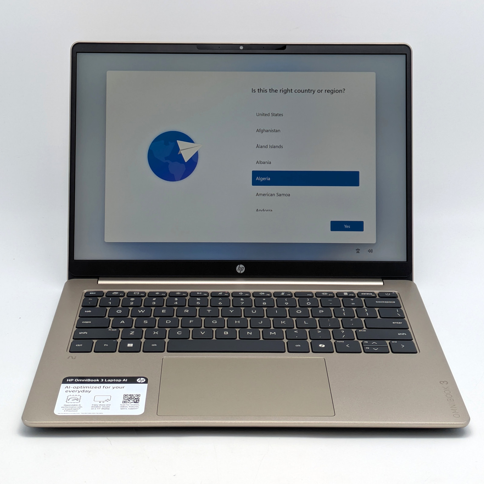 HP OmniBook 3 14-H20XX 14" Snapdragon X X126100 16GB DDR5 512GB SSD Windows 11