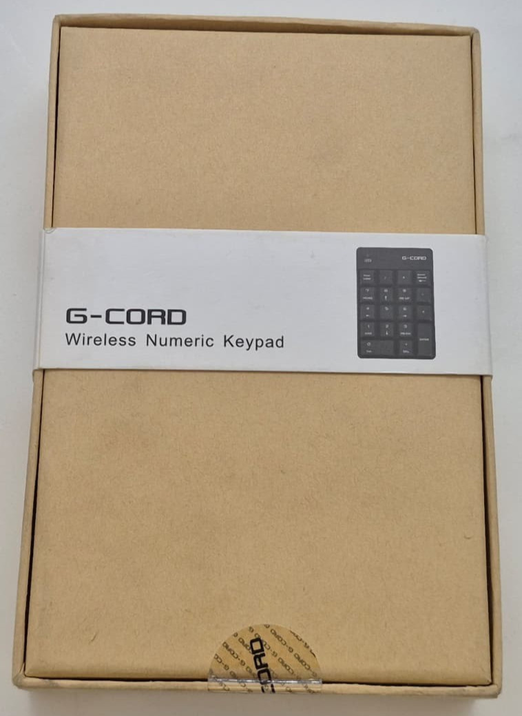 Sealed G-Cord 18 key Wireless Numeric Keypad