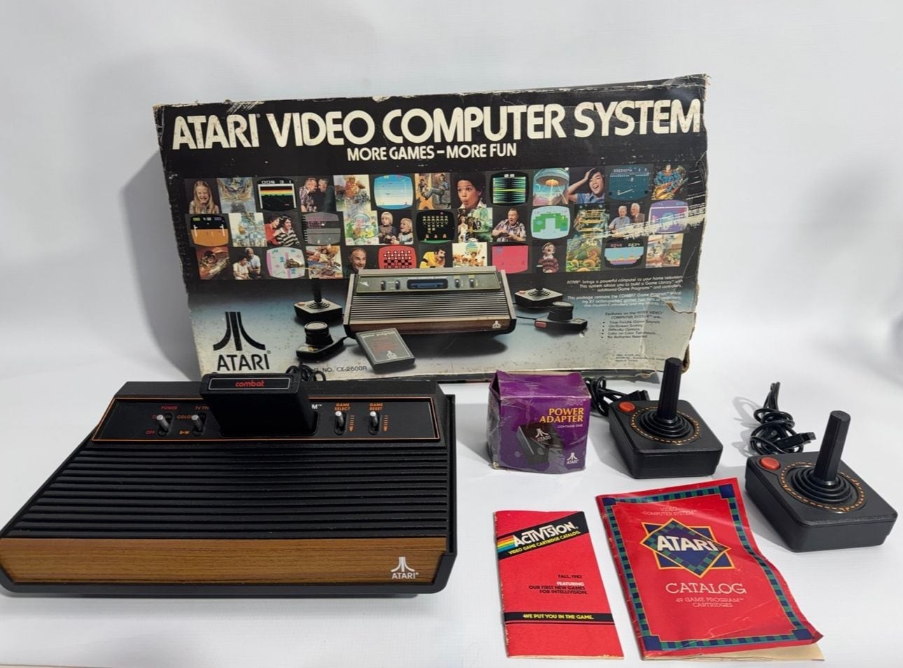 Vintage Atari 2600 Video Computer System with Original Box