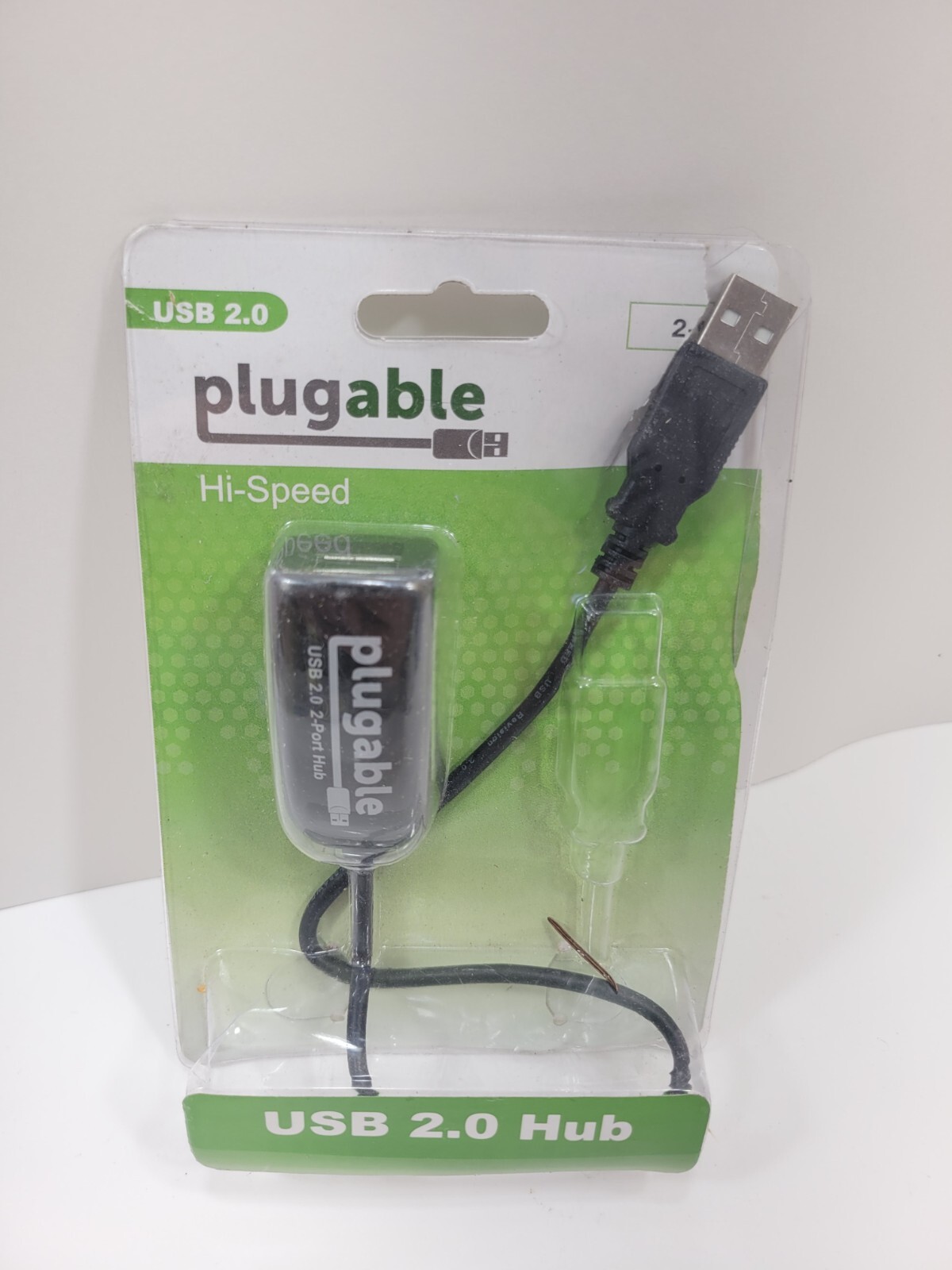 Plugable 2-in-1 USB Splitter with Dual USB 2.0 Ports for Window Linux USB2-2PORT